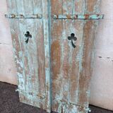 Green decorative shutters