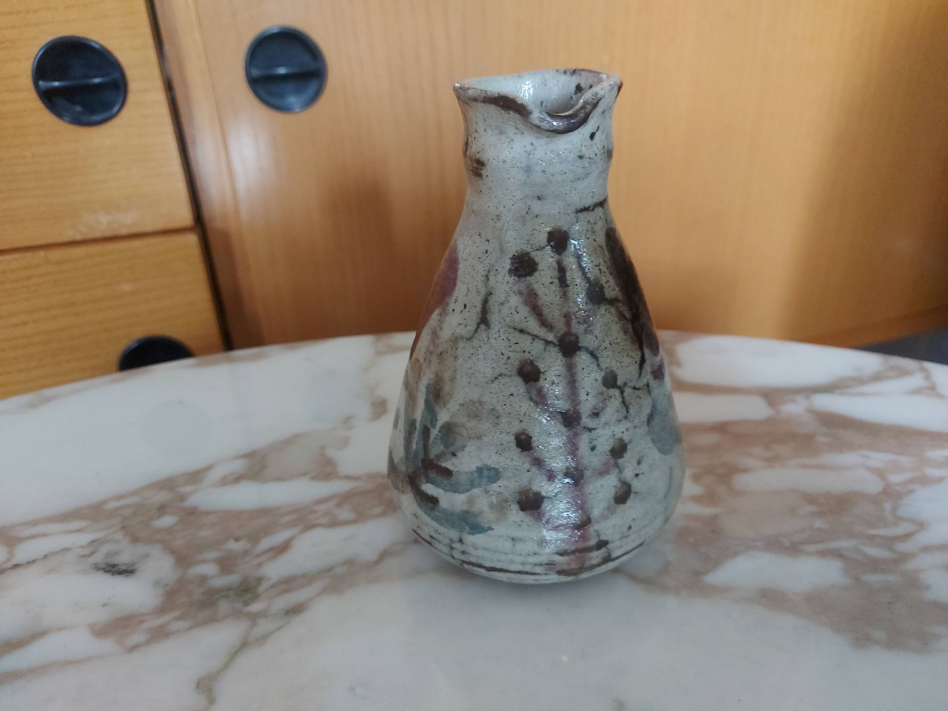 Ceramic pitcher Gustave Reynaud