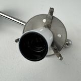 Vintage metal and glass wall light.