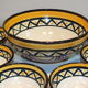 Saint Jean de Bretagne dessert service - 6 ramekins + salad bowl