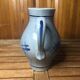 Old Blue Ceramic Pitcher Vintage Blue Decor