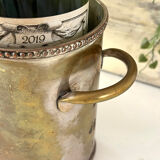 Sheffield style champagne bucket multiple bottles silver plated