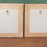 Pair of paintings on silk, China, trendy birds