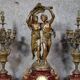 garniture de cheminée en trois pièces