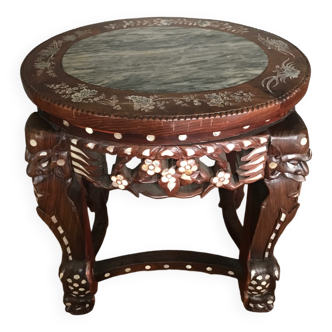 Mother-of-pearl china side table