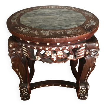 Mother-of-pearl china side table