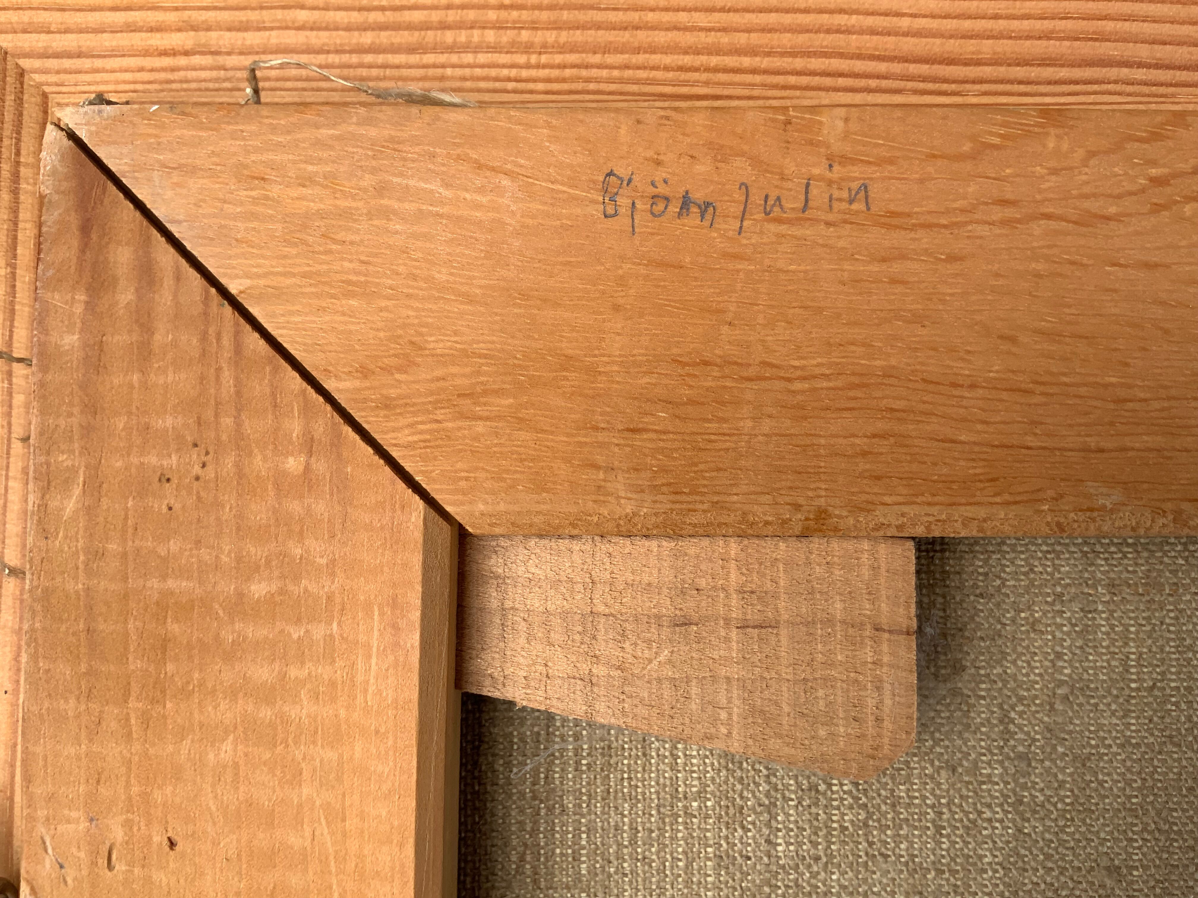 Oil on canvas by Bjorn Julin 1950s