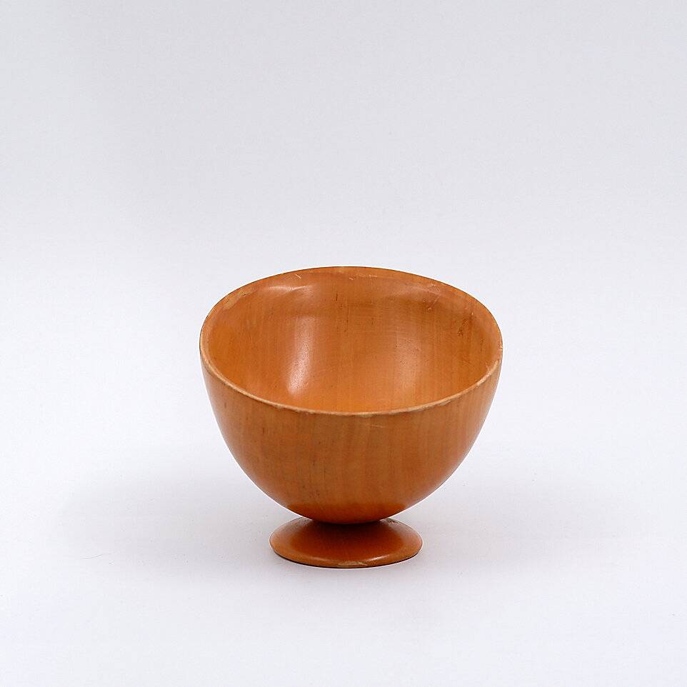 Massimo Iosa Ghini Twergi for Alessi Postmodern Wooden Bowl Memphis Style