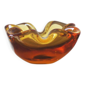 Bol en verre italien vintage, années 1970