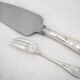 Christofle Marly, cake service: 12 forks + serving cake knife.