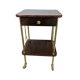 Vintage bedside table with wheels