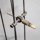Vintage acrylic glass floor lamp, Italy, 1980s
