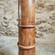 Antique elm side table – French column circa 1900 – Plant stand
