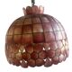Vintage pink capiz shell chandelier/pendant lighting