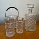 Vintage glass decanter