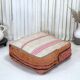 Moroccan kilim pouf