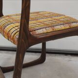 Set of 4 chairs baumann sled