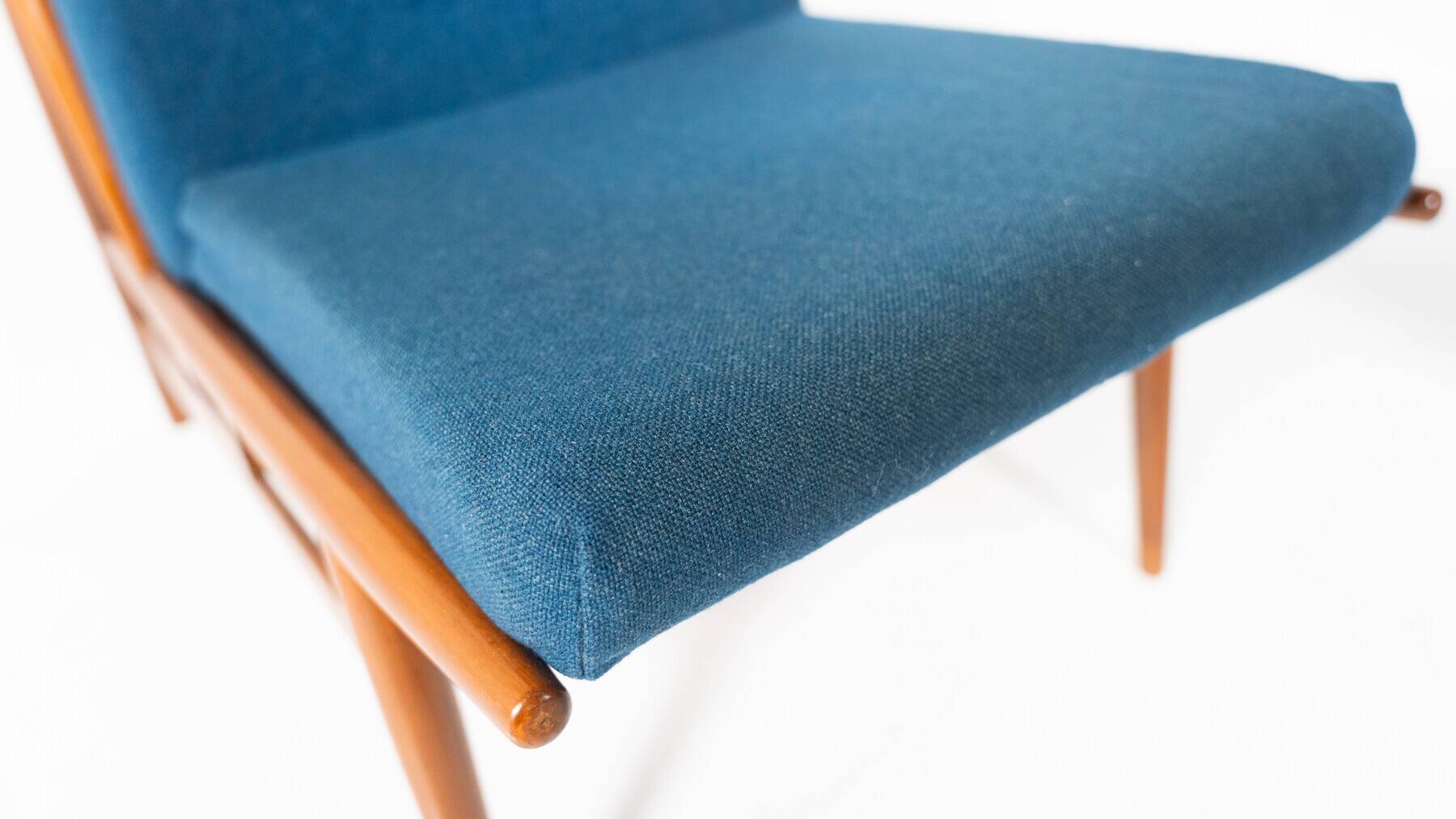 Mid-Century Modern Pair of Armchairs by Isa, Italy, 1960s