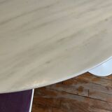 Saarinen table Knoll vintage 137 cm white marble