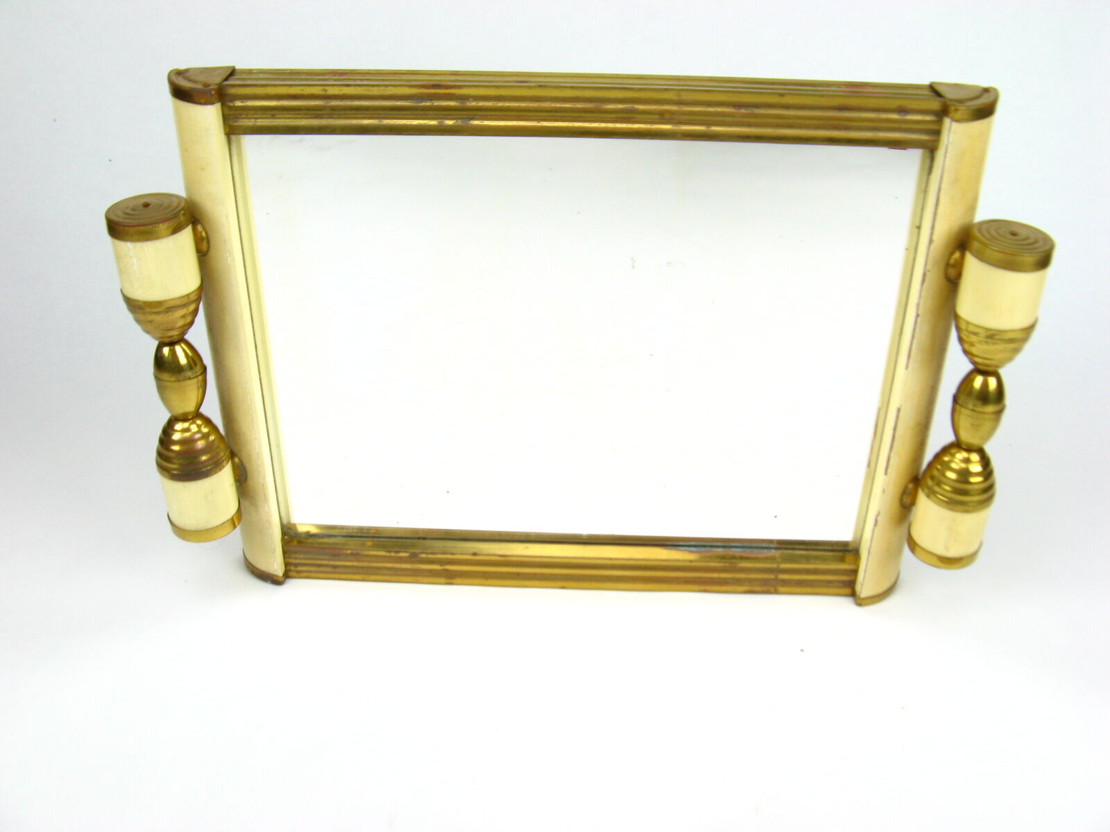 Plateau miroir art déco