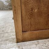 XL oak counter, trade furniture with multi-drawers
