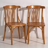 Antique bentwood coffee chairs (circa 1920). Set of 2, no. 4