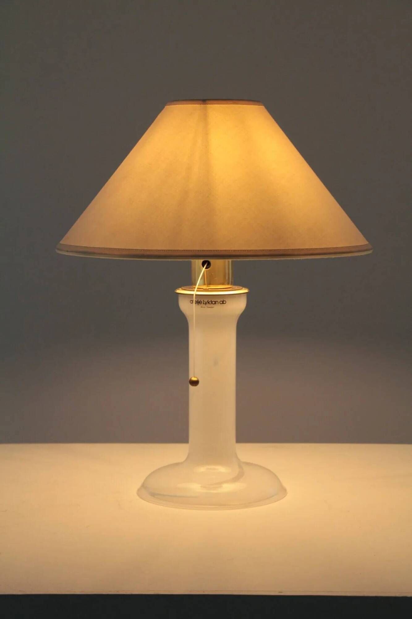 Lampe de table Crystal Studio par Hannelore Dreutler / Studio Åhus pour Ateljé Lyktan, Suède, 1989