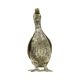 Silver-colored Duck Statue Sculpture Mauro Manetti Style 1970s