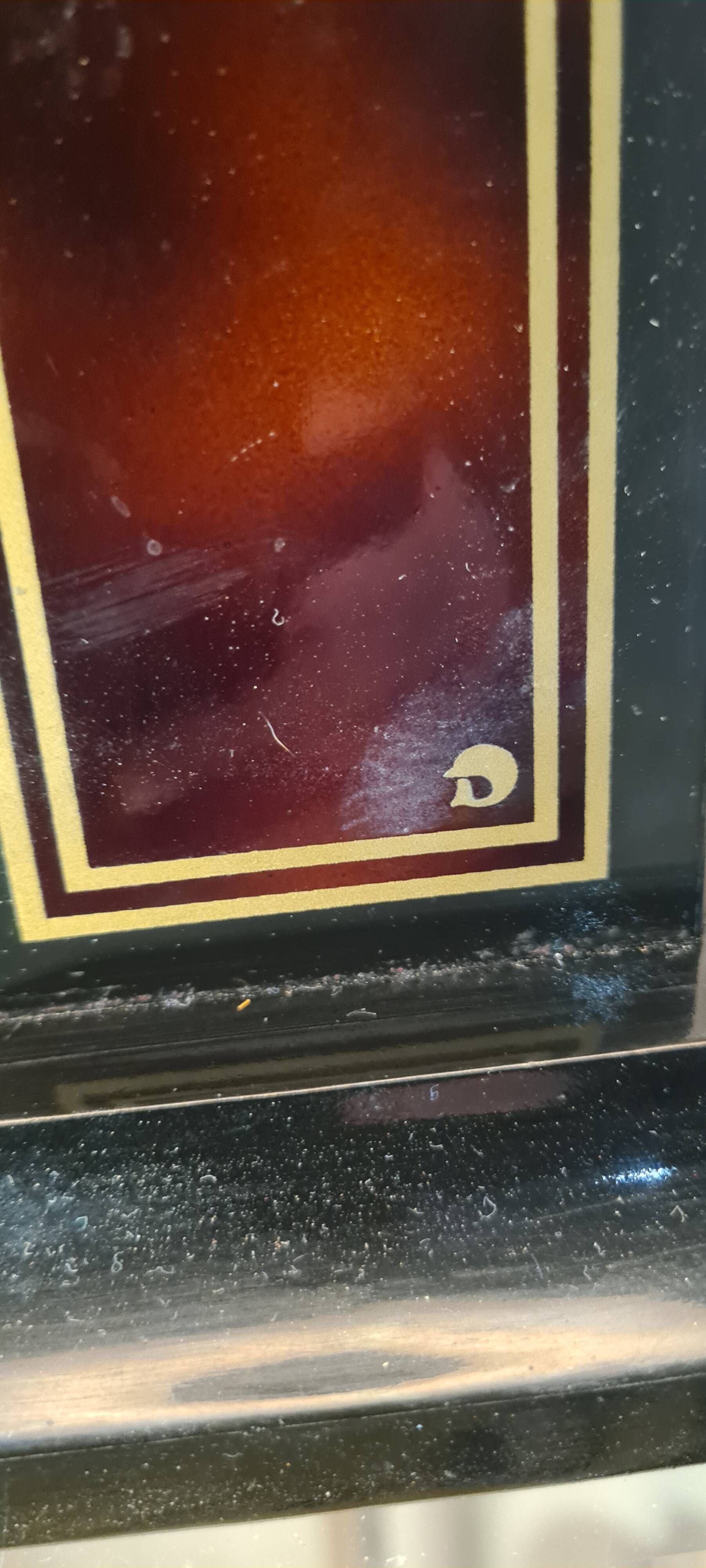 Le dauphin lamp 1960/70, original lampshade