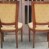 Paire de chaise style Louis XVI
