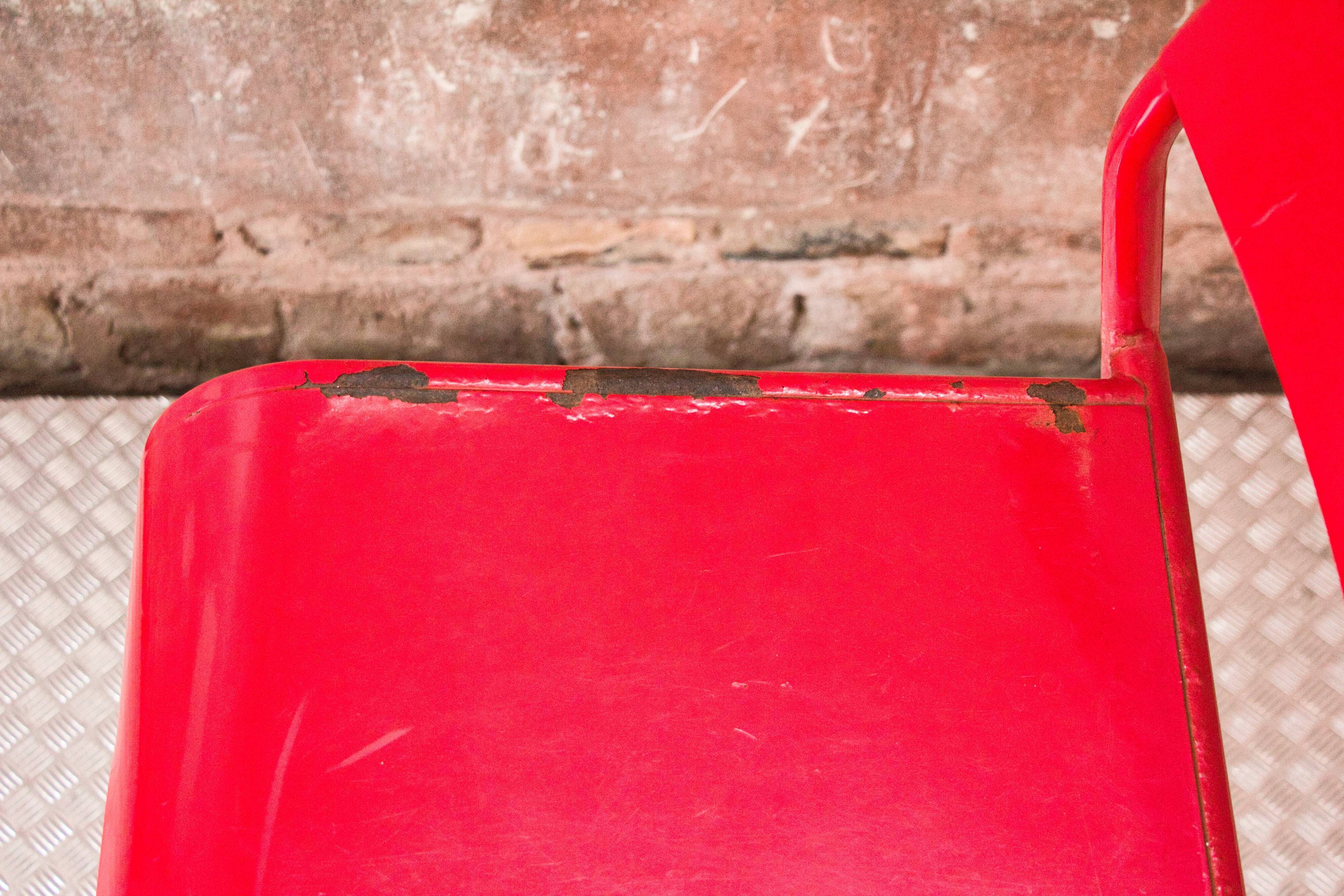 Set of 6 vintage metal chairs