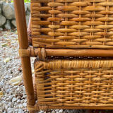 Rattan chest of drawers 4 drawers