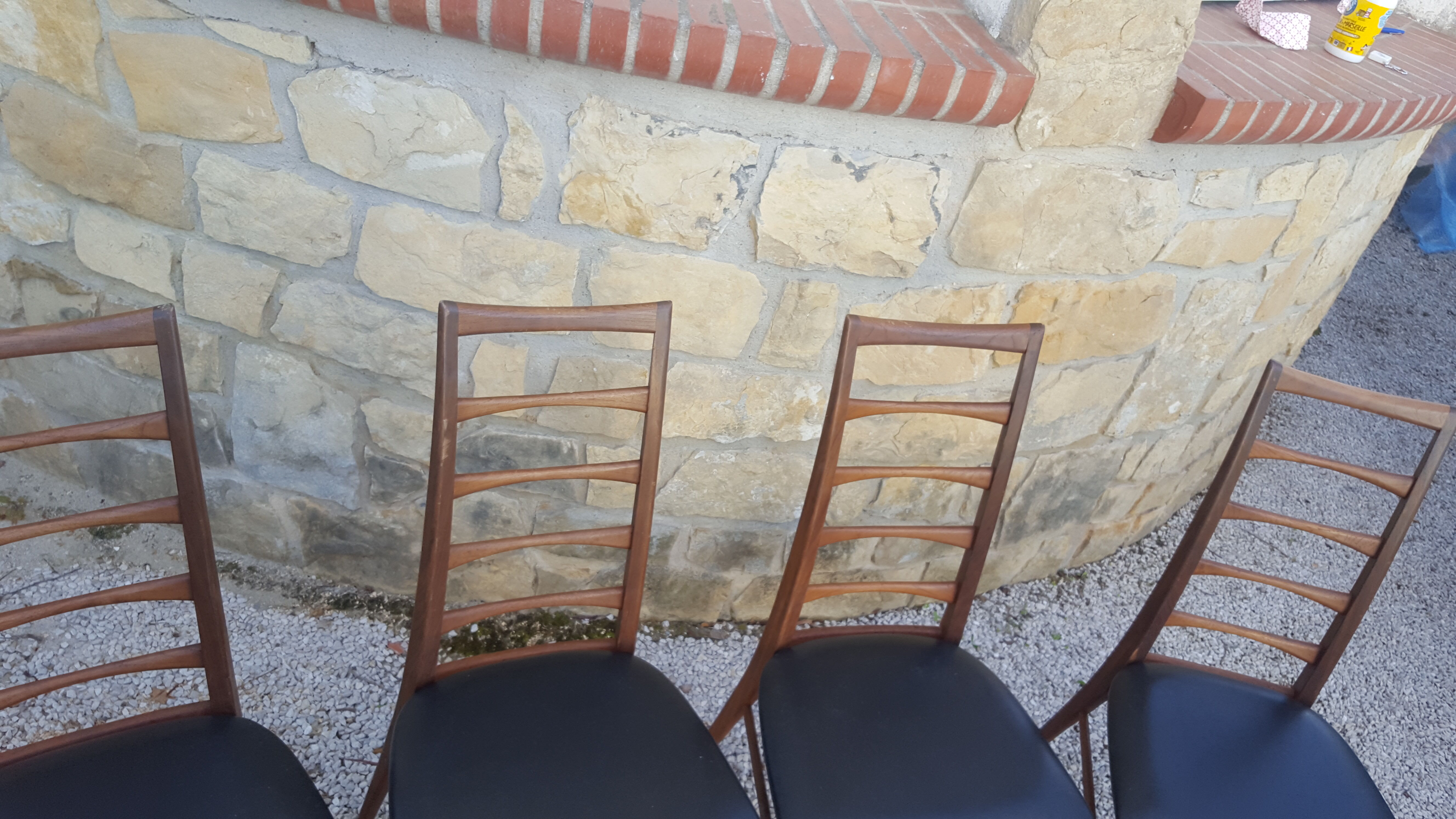 4 chaises Koefoeds modéle Lis en palissandre, Danemark