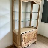 Walnut sideboard or display cabinet