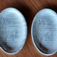 Pair of Niderviller kitten-patterned bowls