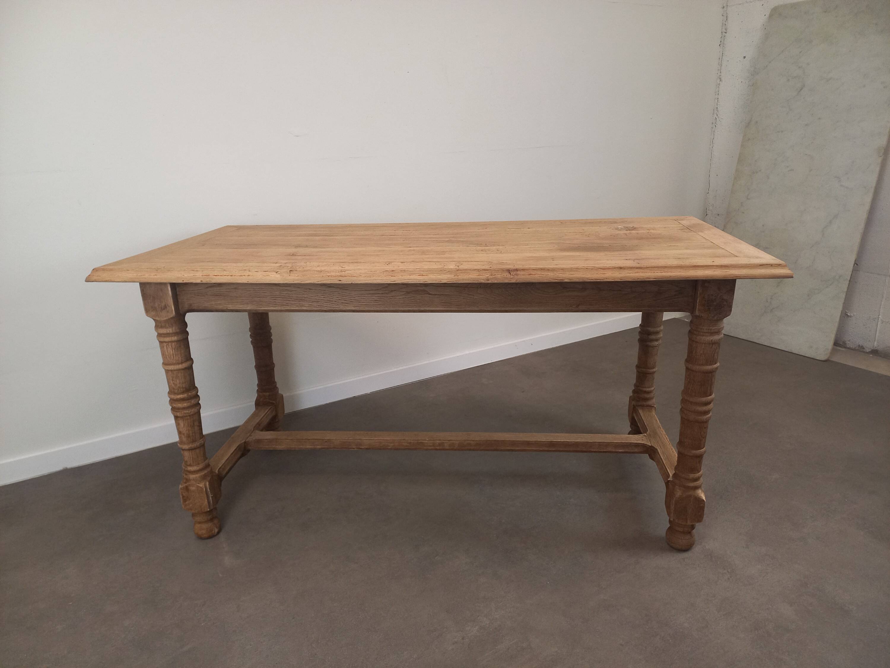 Oak farm table 158 cm