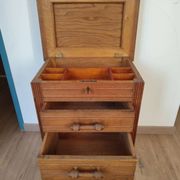 Antique oak worker