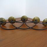 Brutalist Iron Candleholder, 1960s