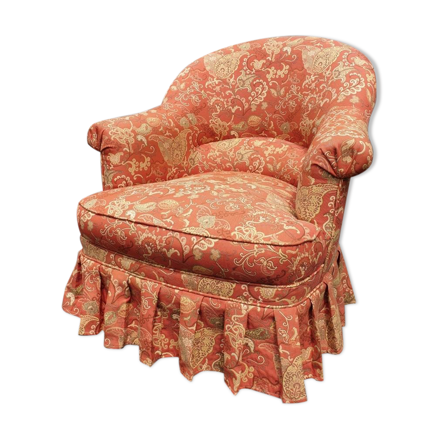 Toad armchair upholsterer cashmere fabric