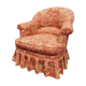 Toad armchair upholsterer cashmere fabric