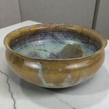 Stoneware salad bowl signed Anne Marie Sybesma De Bay, aka MIEP La Borne