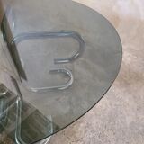 Glass coffee table