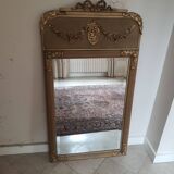 Louis XVI style gilded mirror