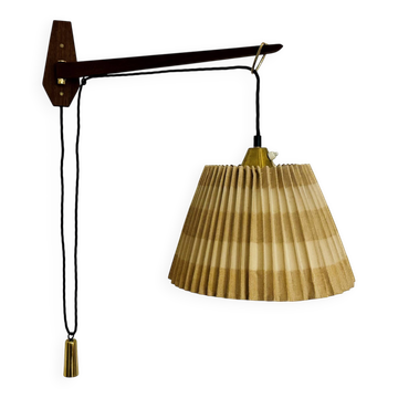Adjustable Pleated Wall Lamp by Kaiser Leuchten