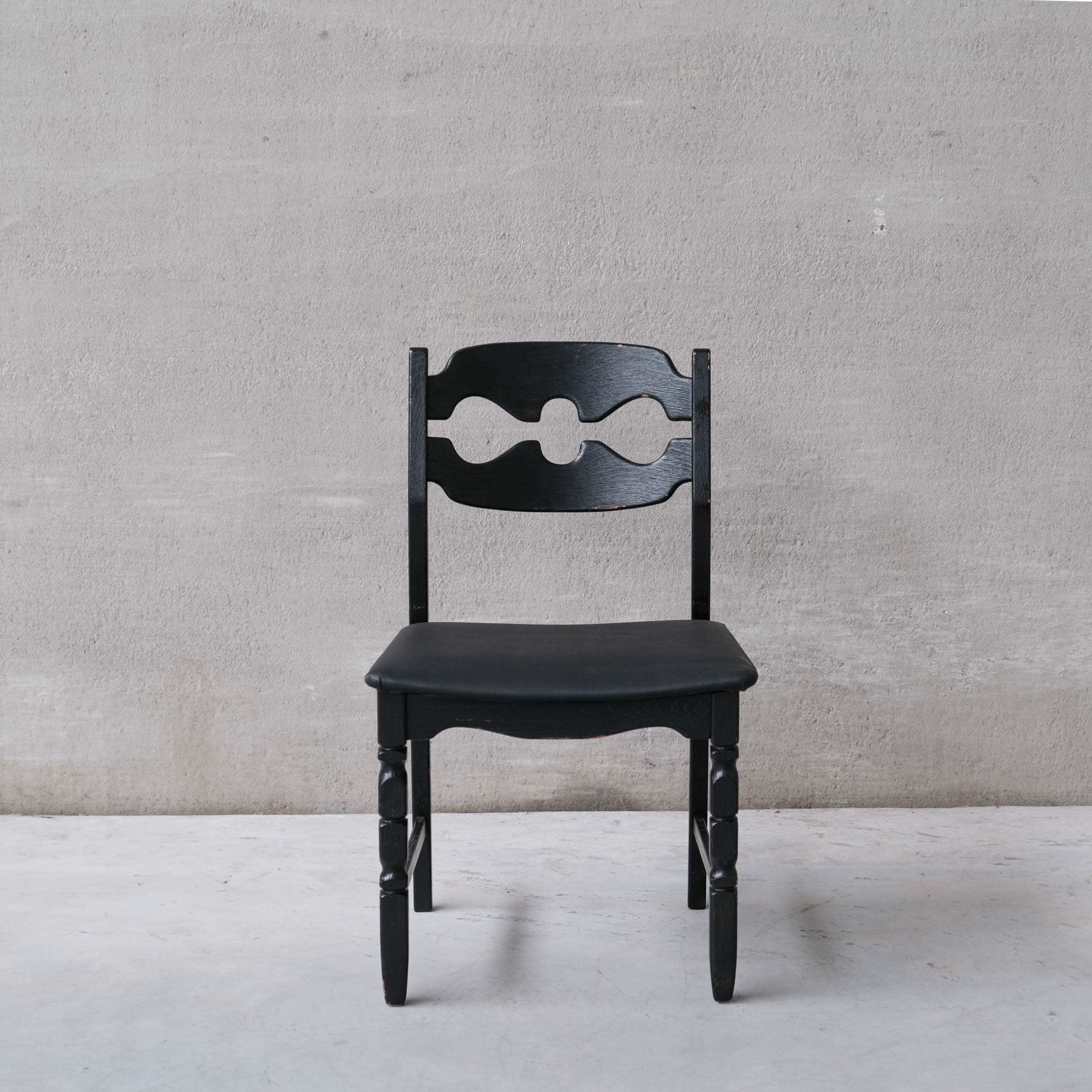 Oak Danish Dining Chairs production Nyrup Mobelfabrik