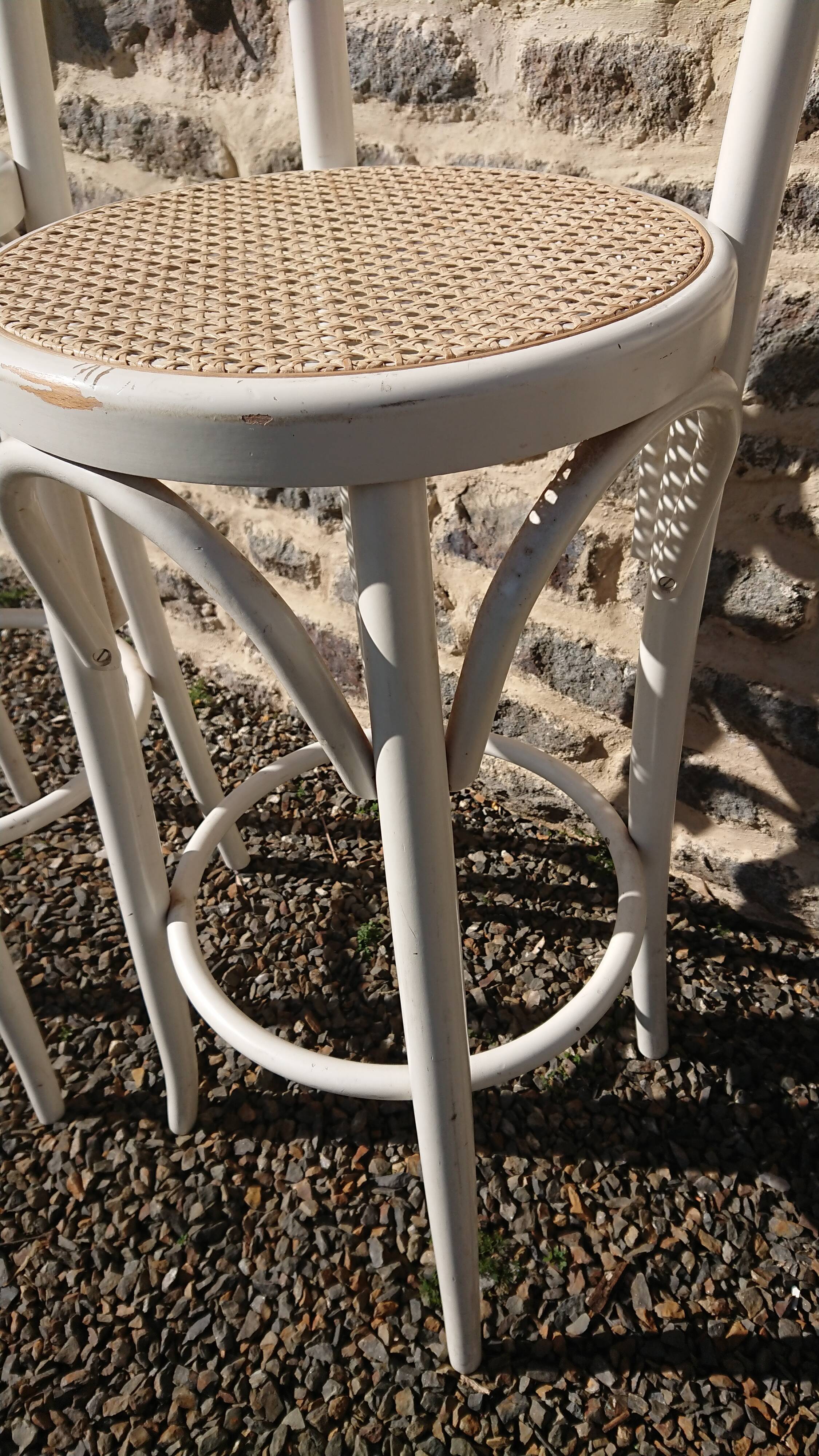 Lot of two canna stools