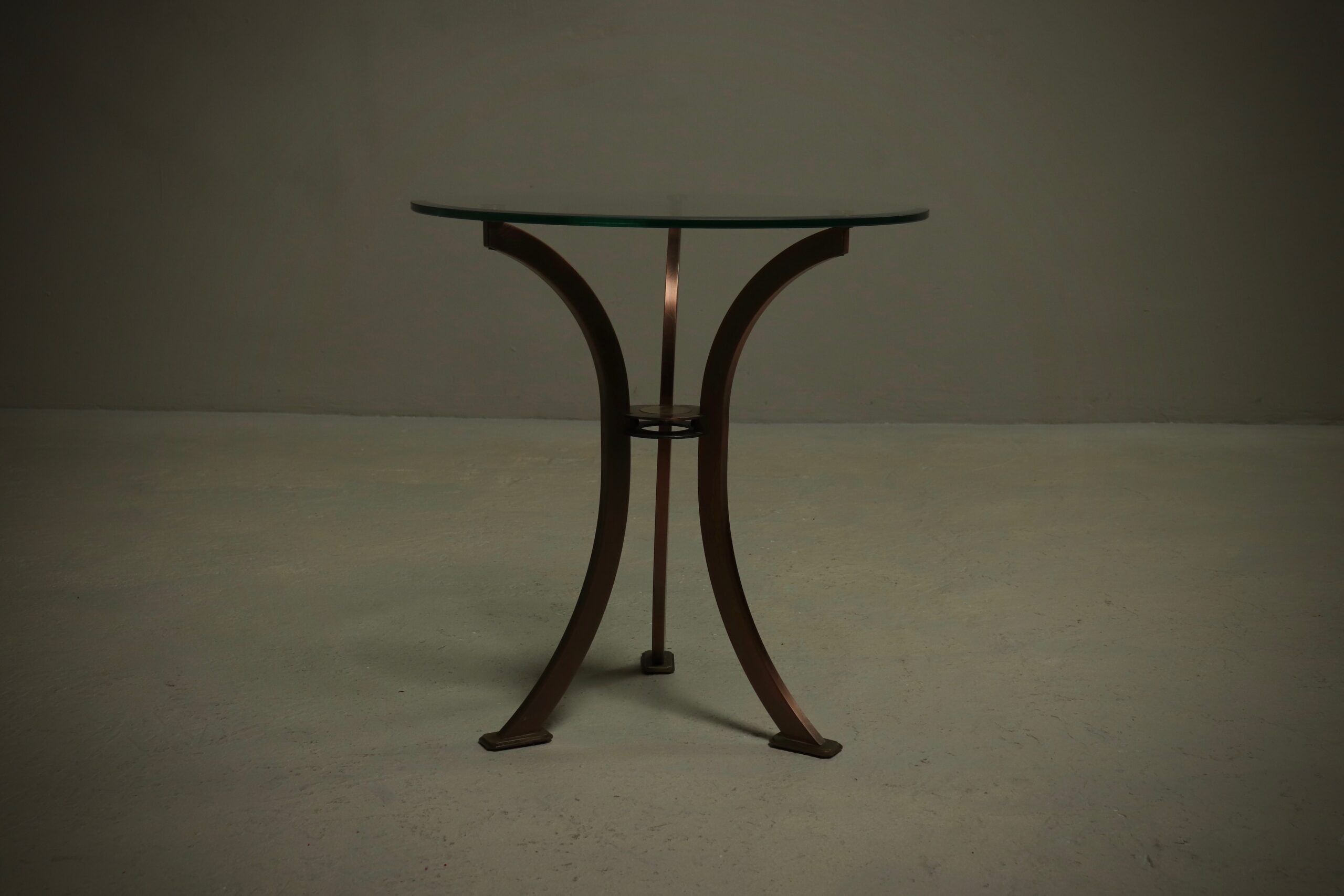 Side table by Belgo Chrom Belgium 1980s