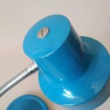 Vintage blue flexible desk lamp