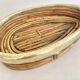 Rattan and brass basket, 1970s