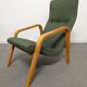 Paire de fauteuils en bois courbé des années 50/60